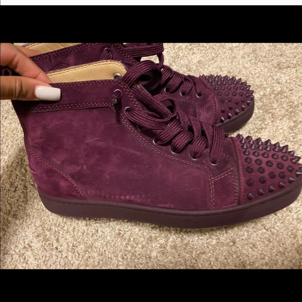Men’s Christian Louboutin Spiked Sneakers